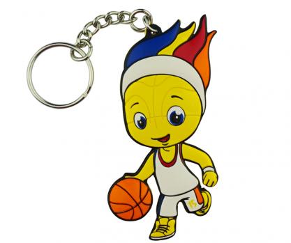 滴膠硅膠鑰匙扣